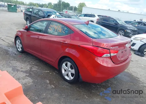 2012 Hyundai Elantra Gls (Ulsan Plant) из США, поврежденный, VIN KMHDH4AEXCU439873